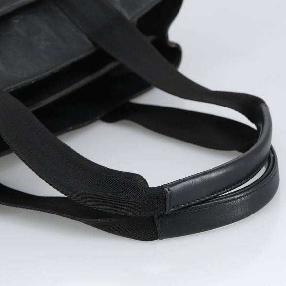 GUCCI GG Canvas Guccissima Tote Bag Leather Black Silver 161770 Auth bs19401 - Picture 7 of 16